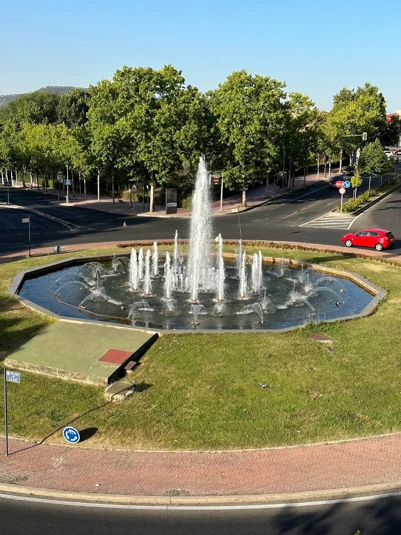 Plaza de La Paz park in Alcalá de Henares, Madrid