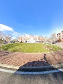 View of Plaza de La Paz in Alcalá de Henares, Madrid