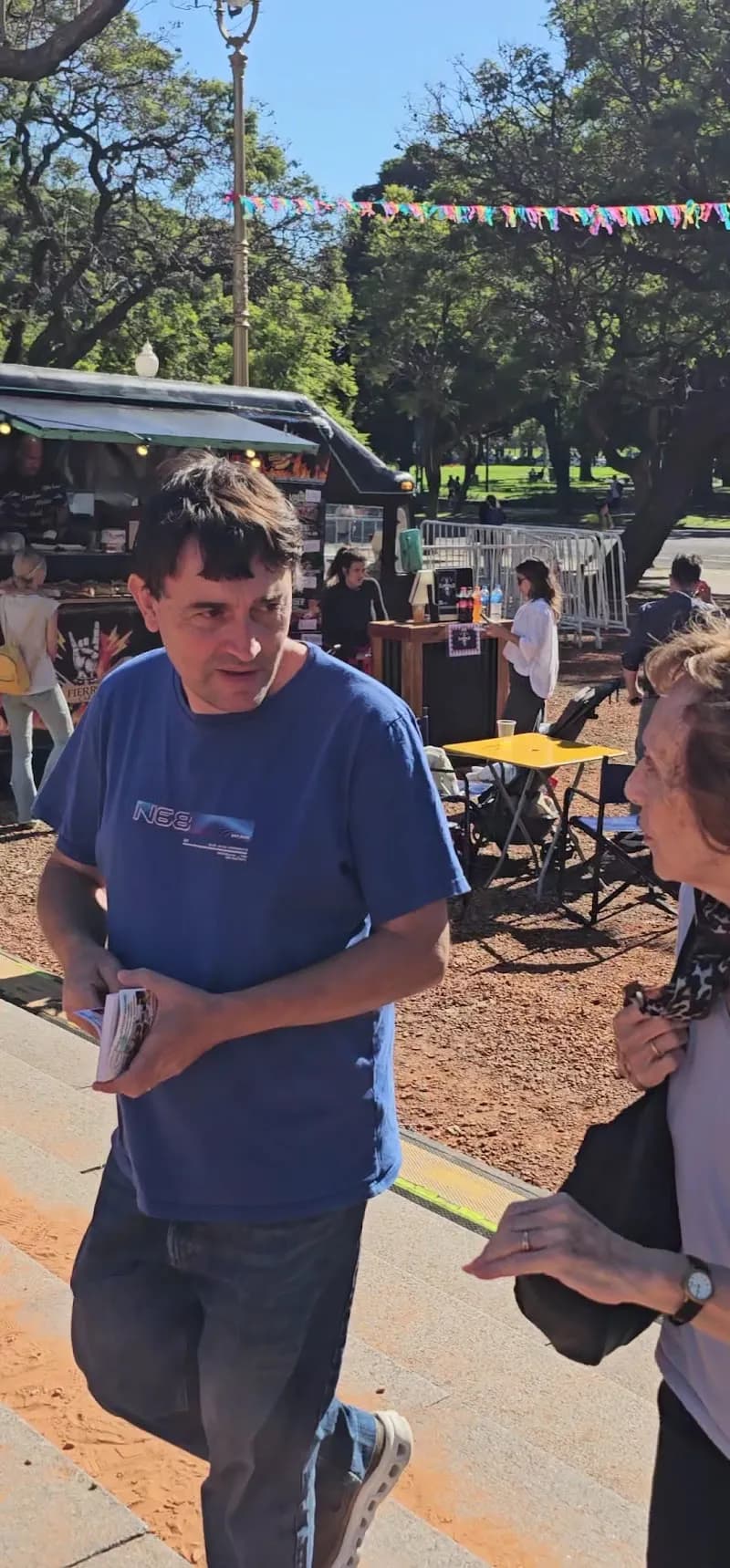 View of Plaza Francia in Recoleta, BA