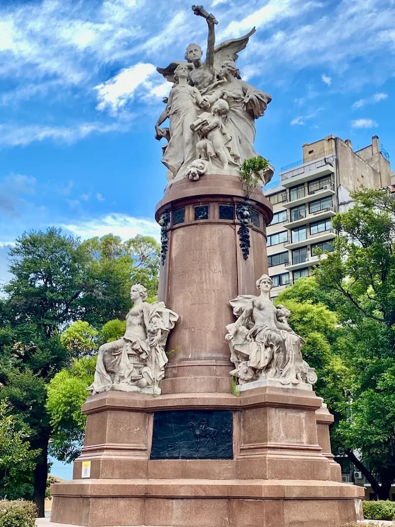 View of Plaza Francia in Recoleta, BA