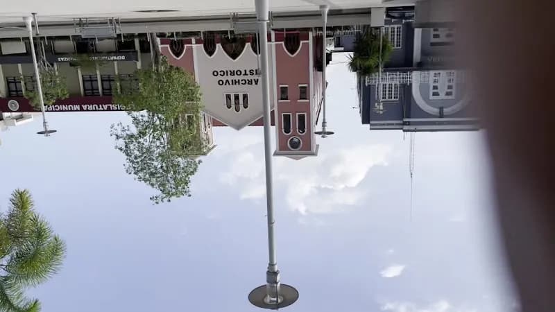 View of Plaza Ángel Gabriel Mislán Huertas in San Sebastián, PR