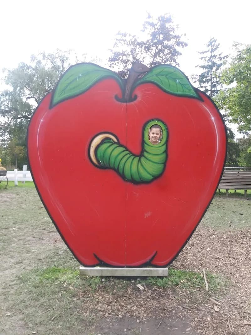 View of Plymouth Orchards and Cider Mill in Plymouth, MI