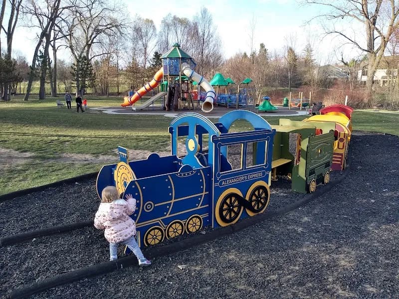 View of Plymouth Township Park in Plymouth, MI