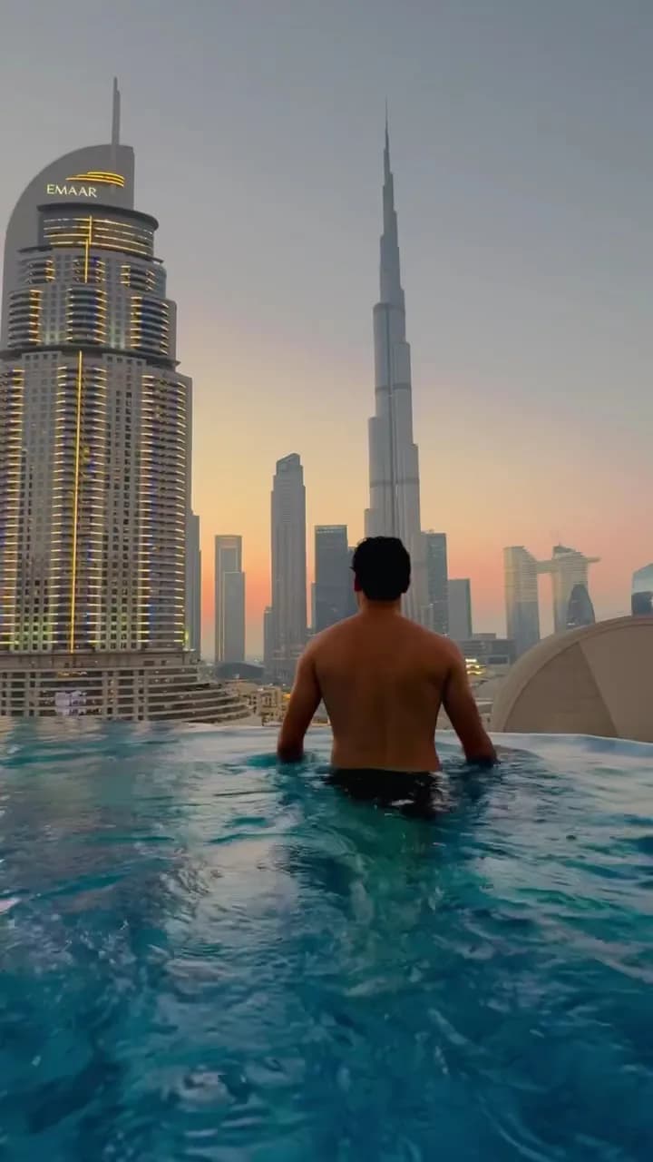 View of Podium Pool & Lounge (The Address) in Downtown Dubai, Dubai