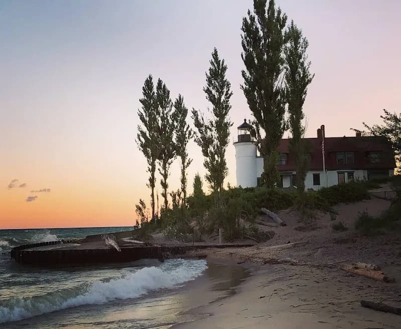 Point Betsie Lighthouse museum in Frankfort, MI