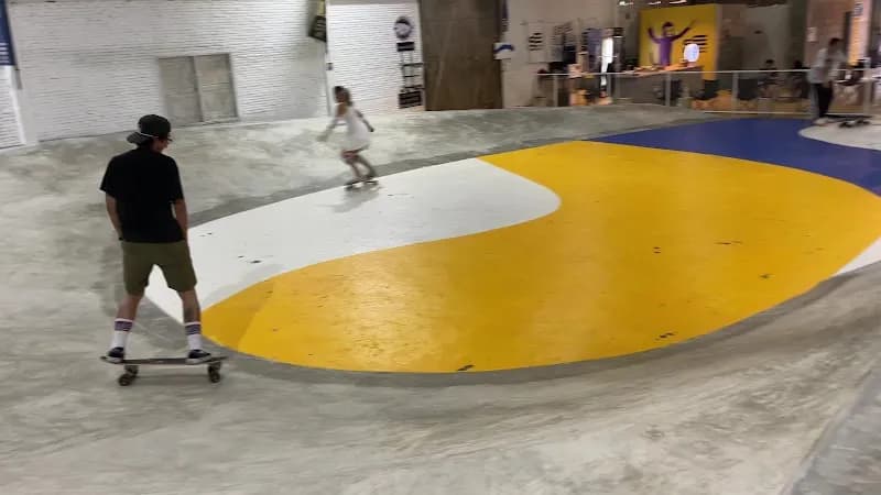 View of Pong Dechan Skate Park in Chiang Mai, CM