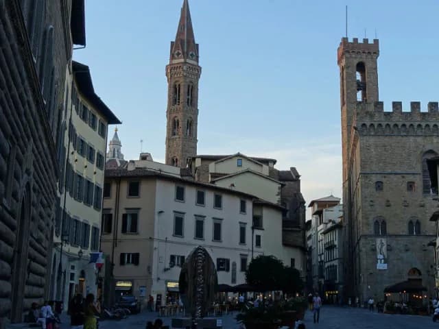 View of Ponte Vecchio in Bagno a Ripoli, Tuscany