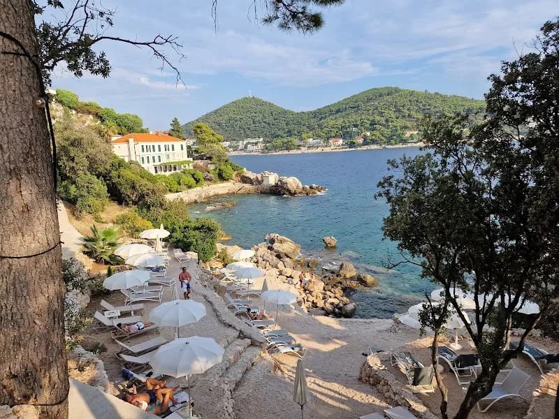 Porcu Waterfront Promenade park in Dubrovnik, DN