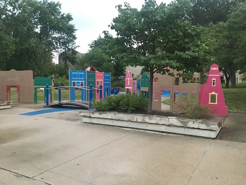 View of Port Credit Pier and Waterfront Park in Port Credit, ON