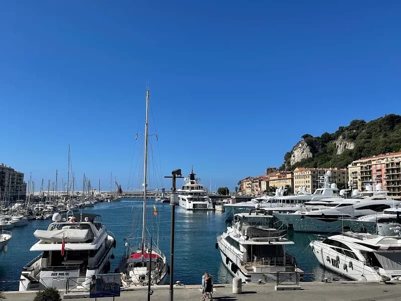 View of Port de Villefranche-sur-Mer in Villefranche-sur-Mer, PACA