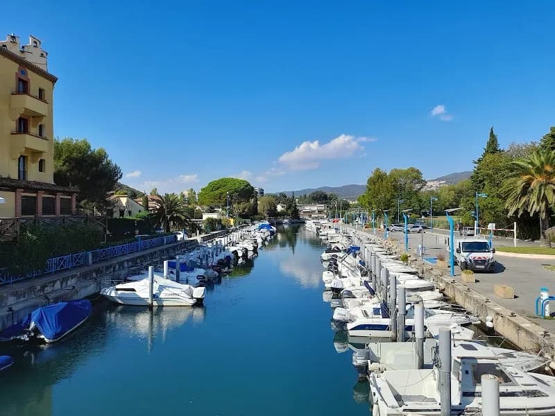 View of Port la Napoule in Mandelieu-la-Napoule, PACA