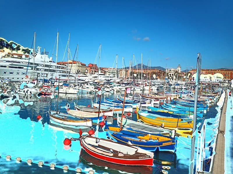 View of Port Lympia in Nice, PAC