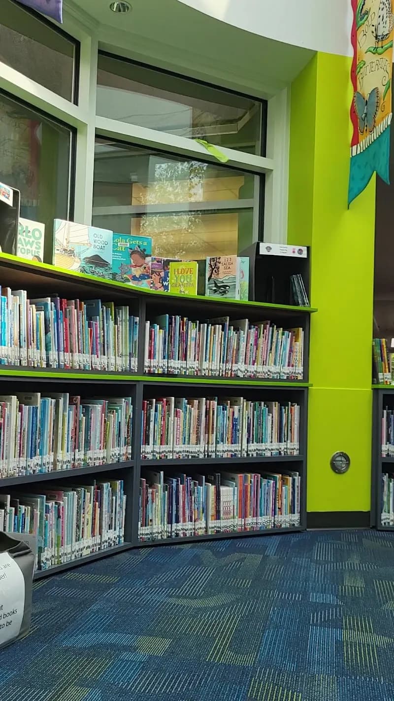 View of Port Moody Public Library in Port Moody, BC