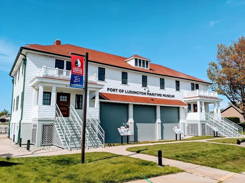 View of Port of Ludington Maritime Museum in Ludington, MI