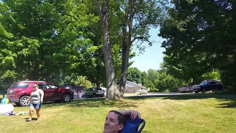 View of Portage Lake Campground in Bellaire, MI