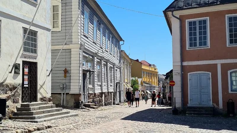 View of Porvoo Museum, The Old Town Hall in Porvoo, Uusimaa