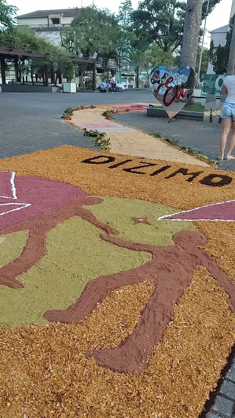 View of Praça Manoel Diz Martinez in Cachoeiras de Macacu, RJ