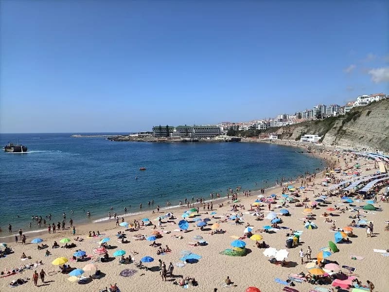 Praia da Baleia beach in Ericeira, Mafra