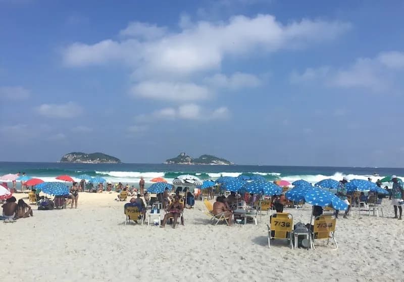 View of Praia da Barra da Tijuca in Barra da Tijuca, RJ