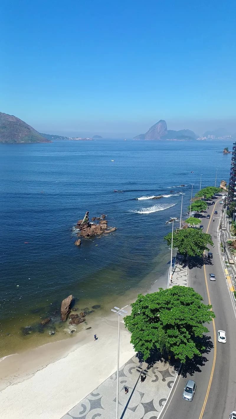 View of Praia de Icaraí in Niterói, RJ