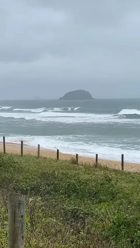 View of Praia do Recreio in Recreio dos Bandeirantes, RJ