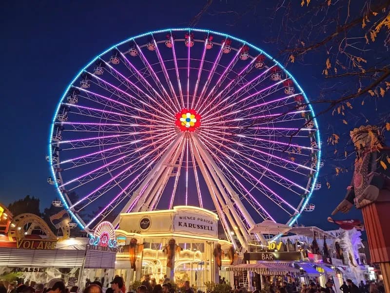View of Prater in Vienna, W