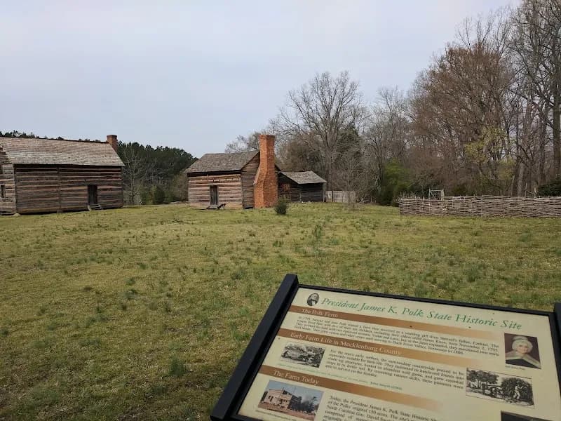 View of President James K. Polk State Historic Site in Pineville, NC