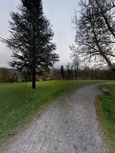 View of Preuschenpark in Plainfeld, Salzburg