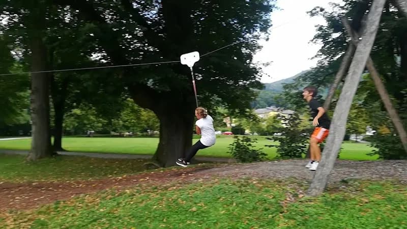 View of Preuschenpark in Plainfeld, Salzburg