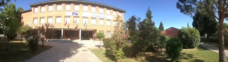 View of Prince Asturias Public School in Móstoles, Madrid