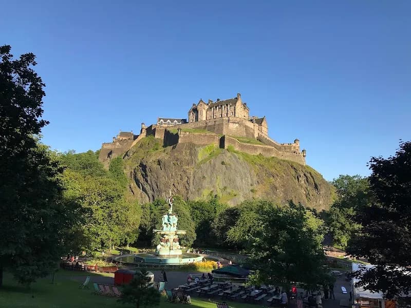 View of Princes Street Gardens in Edinburgh, SCT