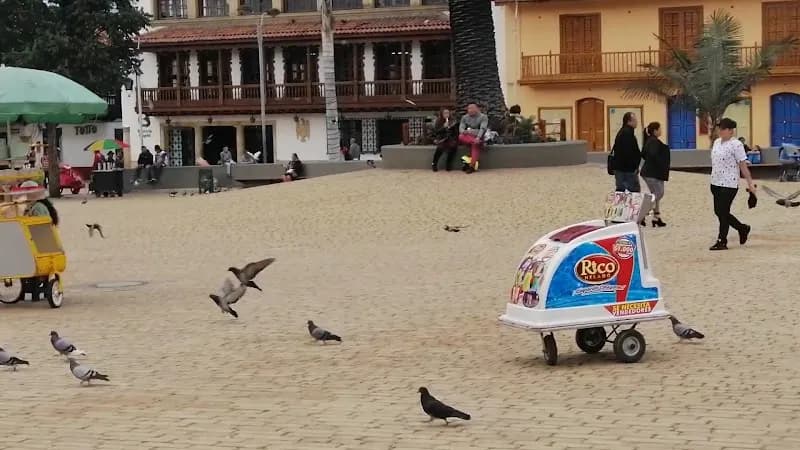 View of Principal Park in Zipaquirá, CD