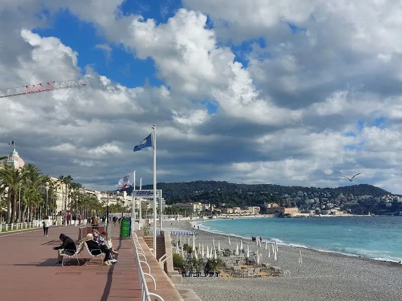 View of Promenade des Anglais in Nice, PAC