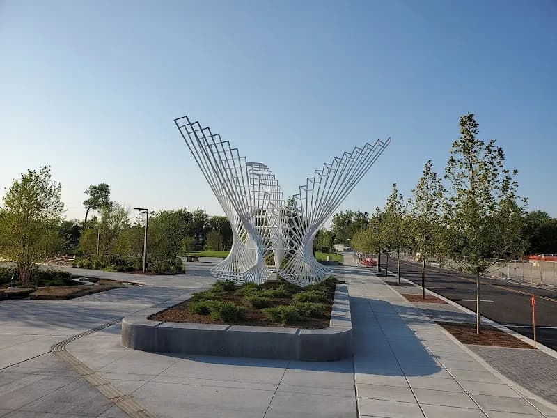 View of Promenade Park in Fort Wayne, IN
