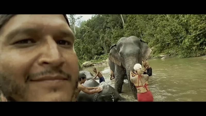 View of Puak Chang Elephant Camp in Chiang Mai, CM