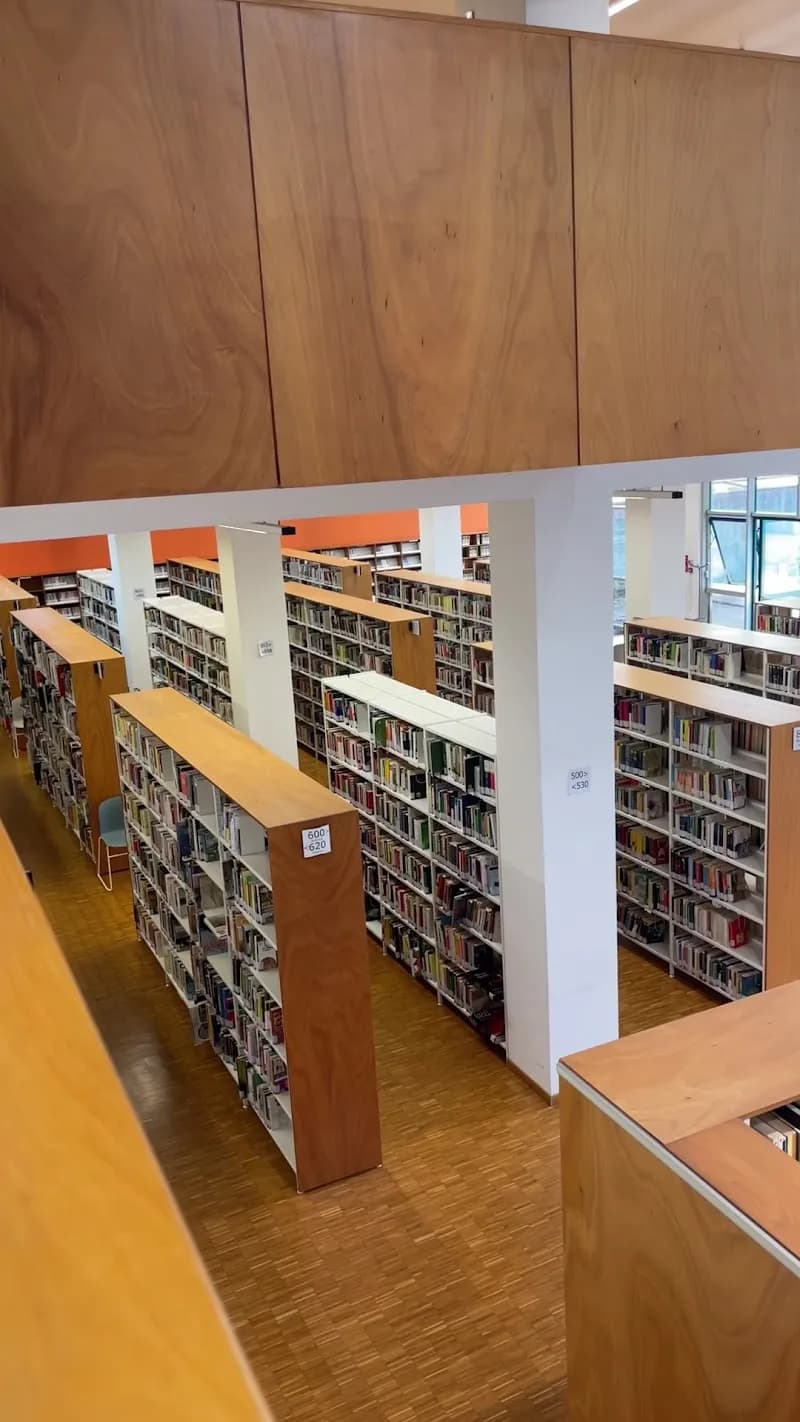 View of Public Library Ettore Pozzoli in Brianza, Lombardy