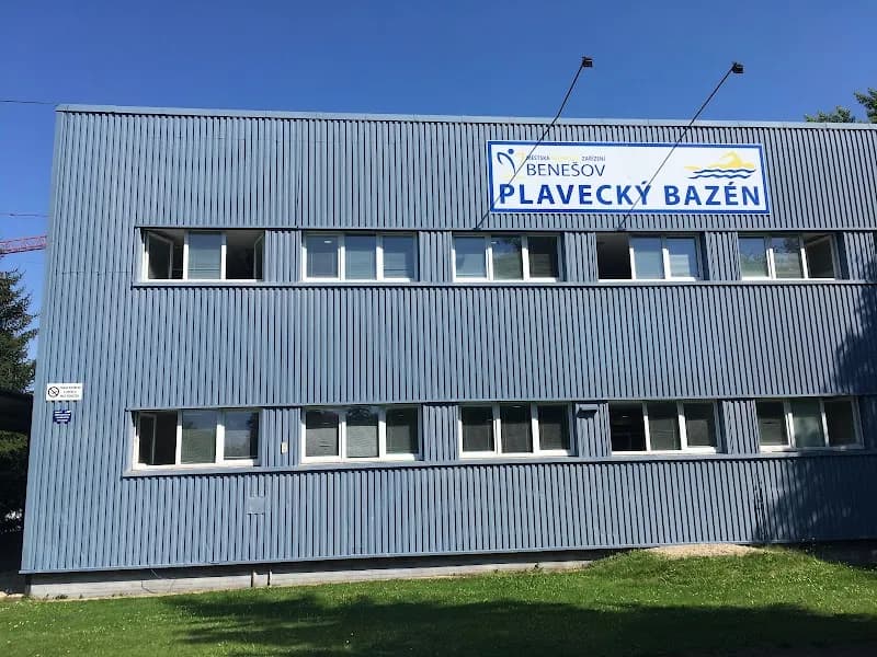 View of Public Swimming Pool, Benešov in Benešov, CZ