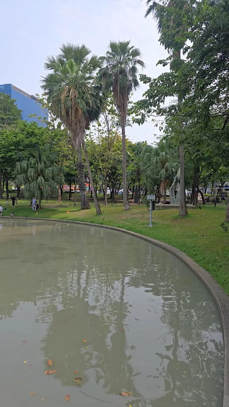 View of Public Swimming Pool Khlong Toei Youth Center in Khlong Toei, BKK