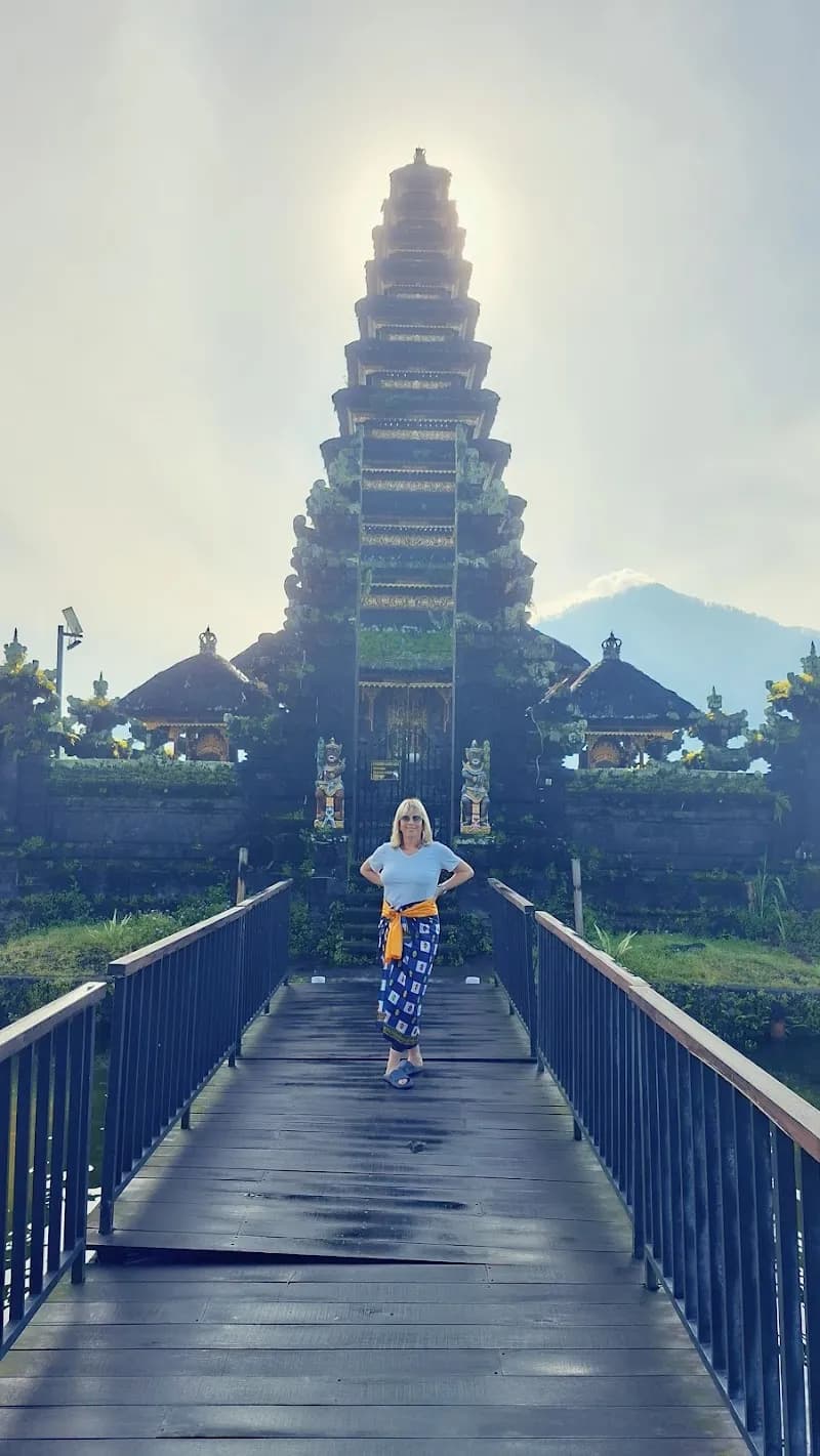 View of Pura Ulun Danu Batur in Kintamani, Bali