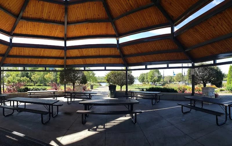 View of Purgatory Creek Park Pavilion in Eden Prairie, MN