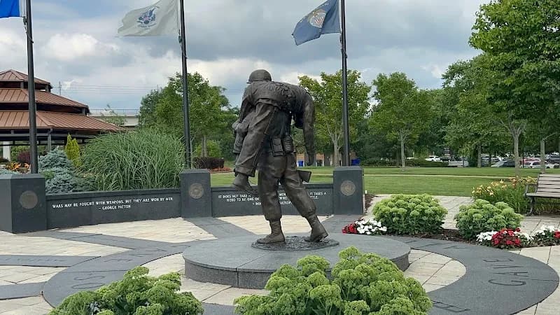 View of Purgatory Creek Park Pavilion in Eden Prairie, MN