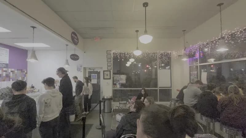 View of Purple Door Ice Cream in Wauwatosa, WI