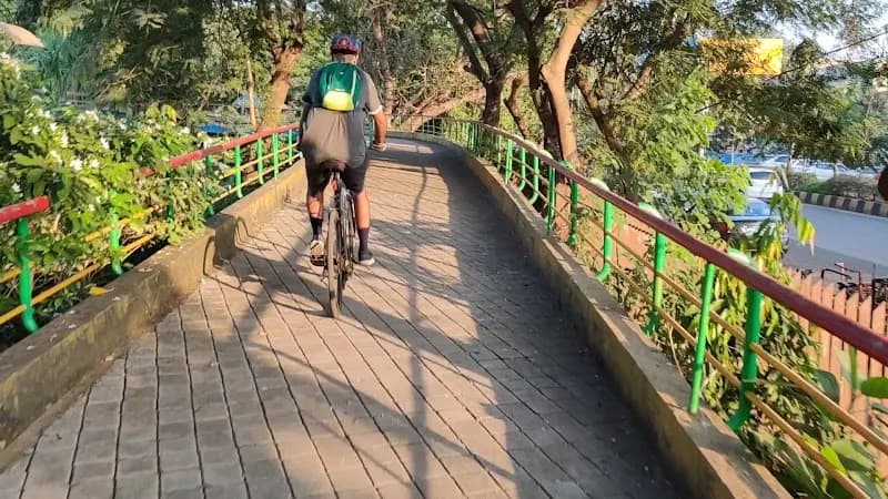 View of Pushpa Narsee Park in Vile Parle, MH