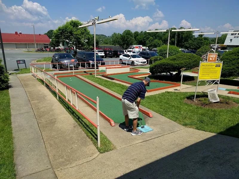 View of Putt-Putt Golf Course in Charlottesville, VA