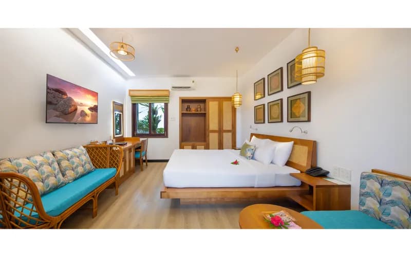 View of Quảng Bá Bamboo Village in Hoài Đức, HN