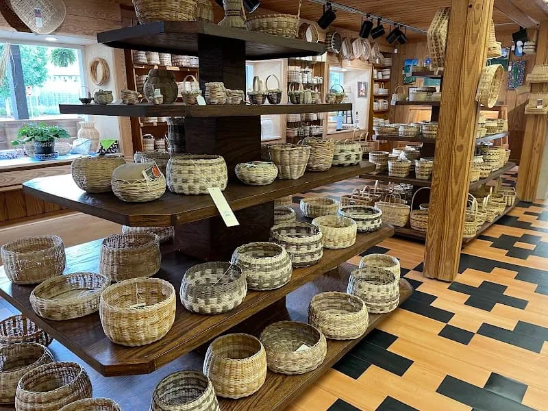 View of Qualla Arts and Crafts Mutual Co-Op in Cherokee, NC