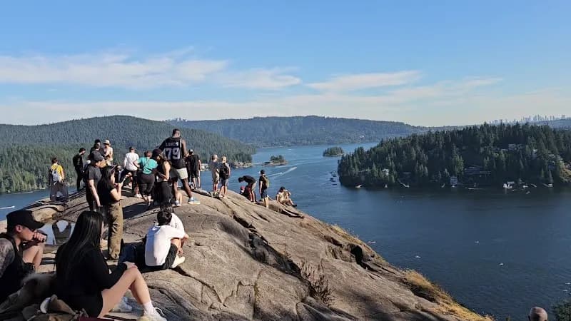 View of Quarry Rock Hike in Port Moody, BC