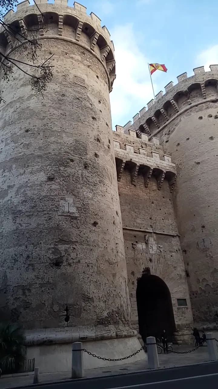 View of Quart Towers in Valencia, VC