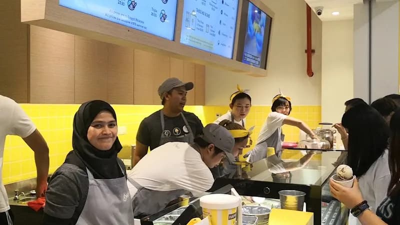 View of Queensbay Ice Cream Parlor in Queensbay, Penang