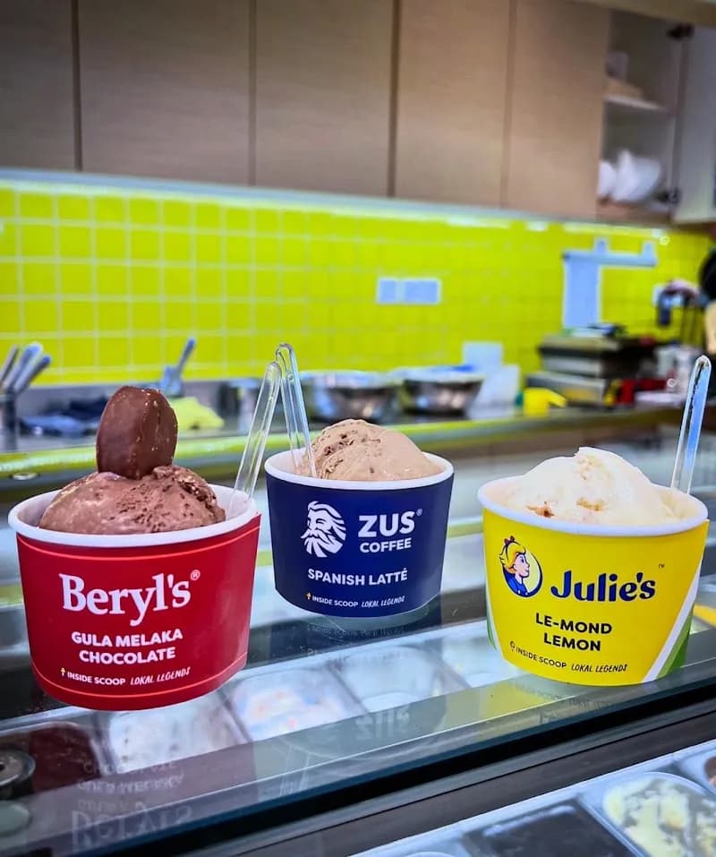 View of Queensbay Ice Cream Parlor in Queensbay, Penang